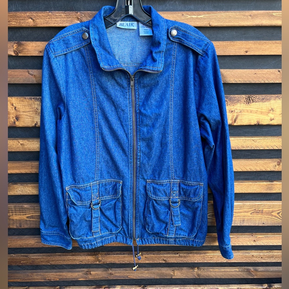 1970’s Womens Blair Denim Full zip Size Medium